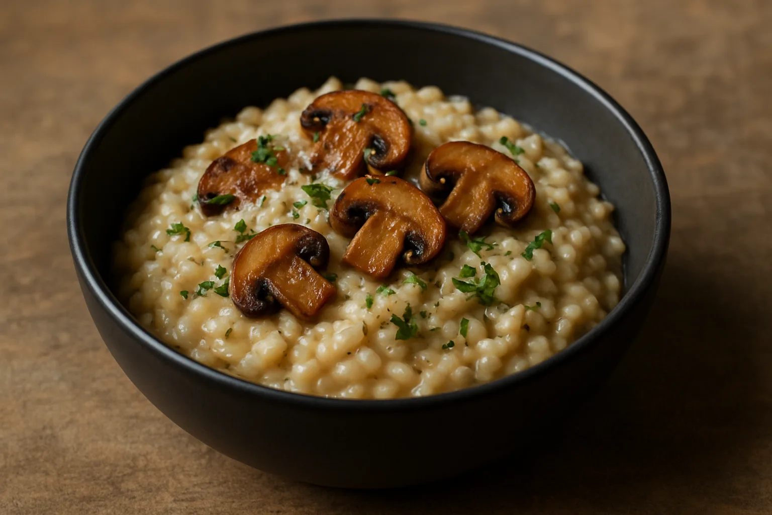 Cremiges Pilz-Risotto mit Champignons und Parmesan aus dem Ninja Foodi PossibleCooker