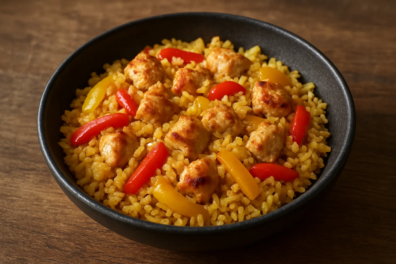 Hähnchen-Paprika-Reis aus dem Ninja PossibleCooker