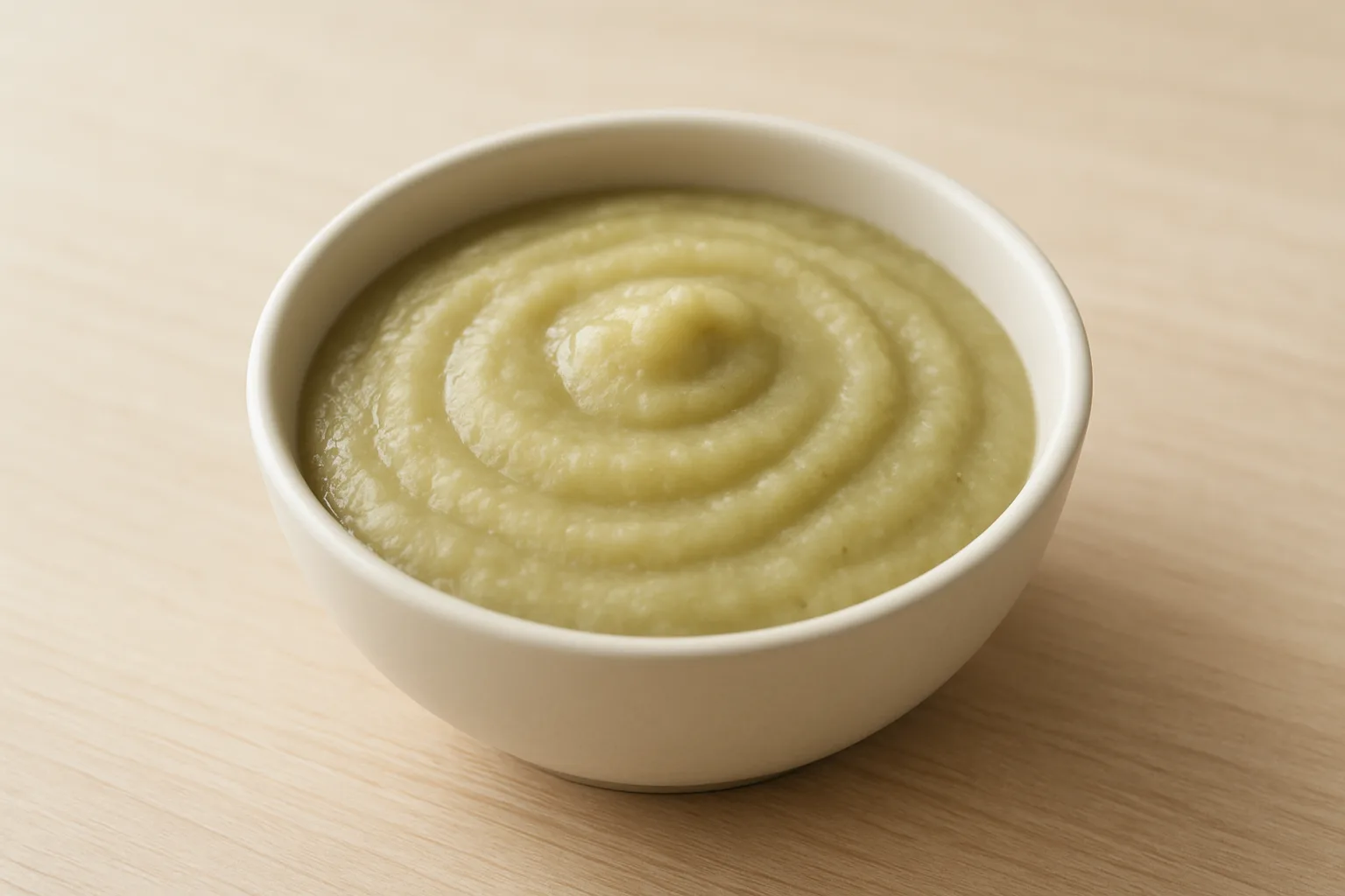 Fein pürierter Pastinaken-Zucchini-Hirse-Brei für Babys ab 5 Monaten