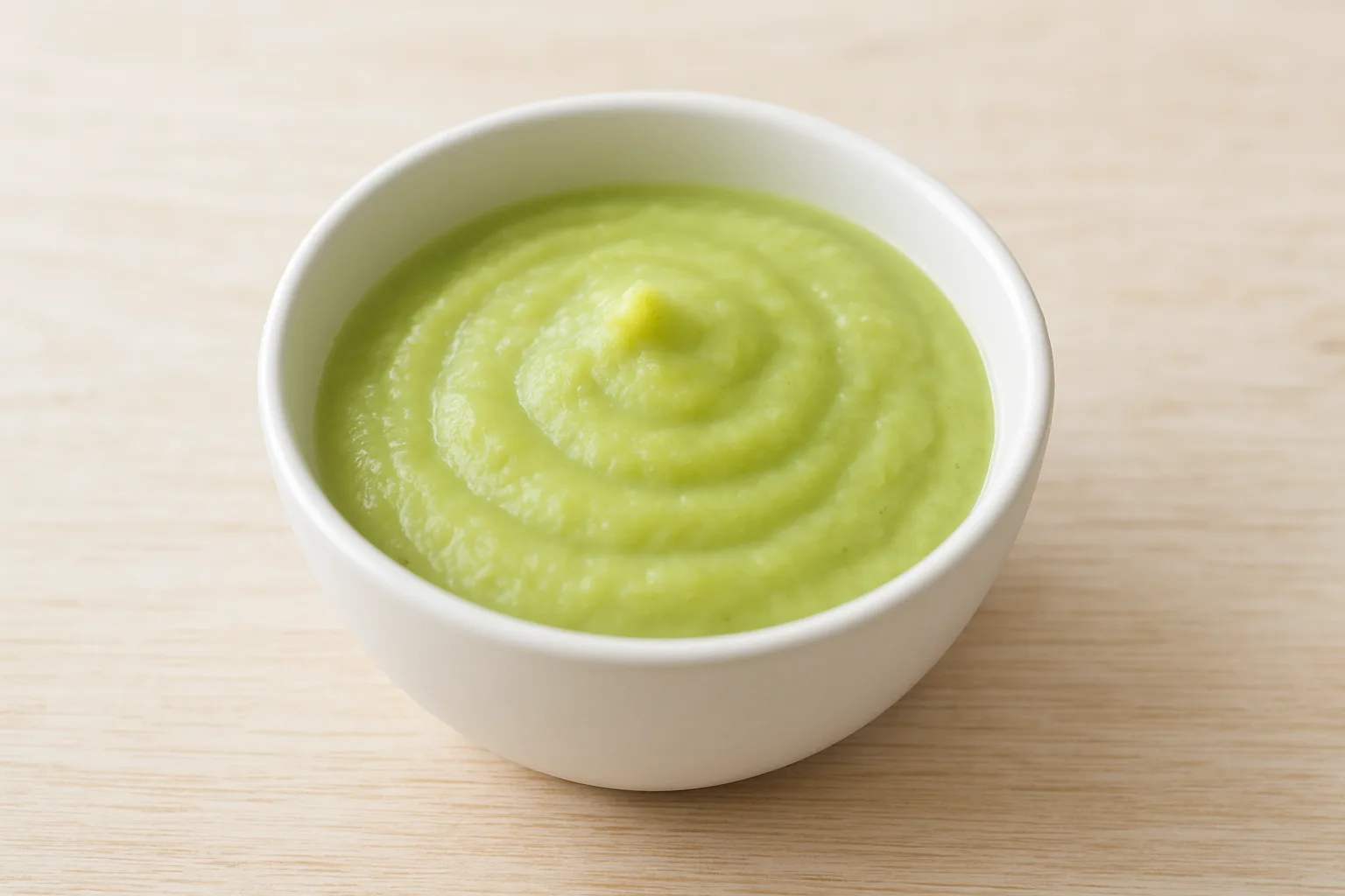 Sehr fein pürierter Zucchini-Kartoffel-Brei für den Beikoststart